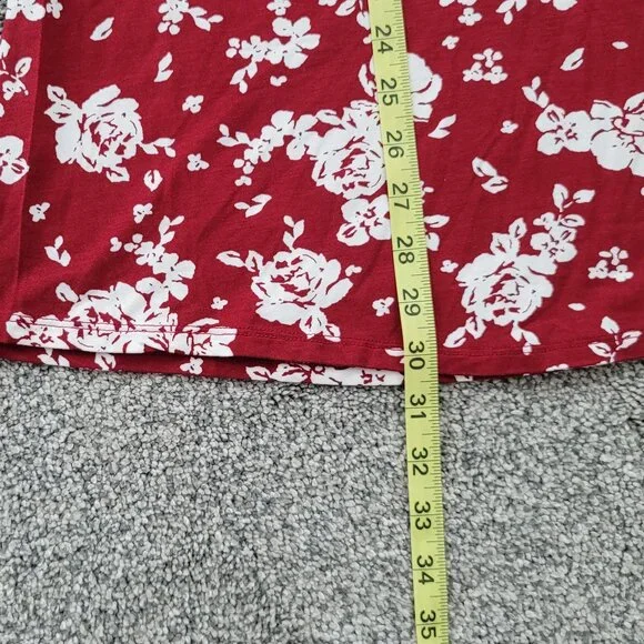 Lane Bryant Floral Flowy V-Neck Tank Top Sleeveless Blouse Size 14/16   "NEW" - Picture 9 of 12